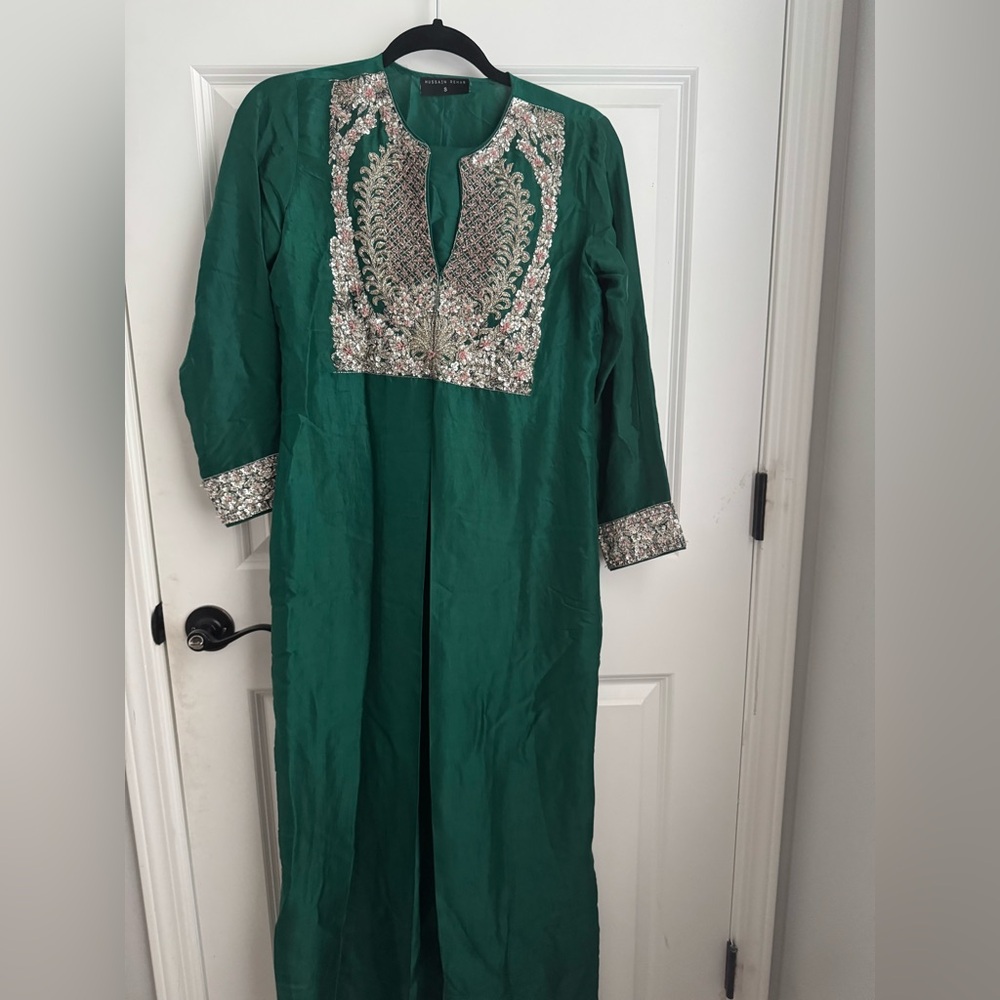 Hussain Reher : YARROW Emerald Embroidery Suit ( 2 piece  )